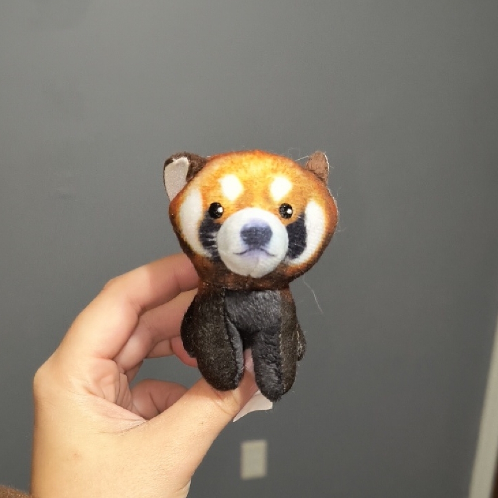 Mini Red Panda Plush - Brown & Orange